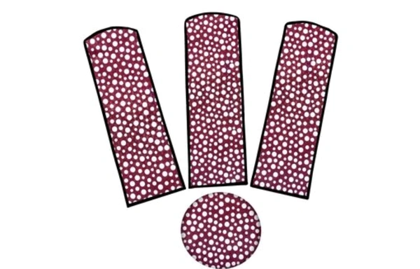 STYLISTA Waterproof & Dustproof Three Blade Ceiling Fan Cover with Velcro Enclosure Set of 1 Fan Cover - Free Size, Maroon, PVC, pack of1